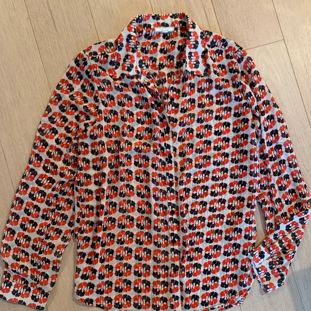 Pleione Elephants! Pattern Button-Down